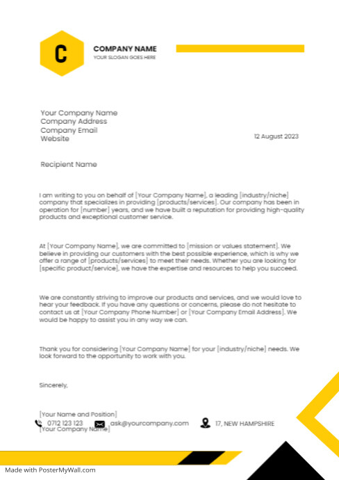 Corporate Letterhead