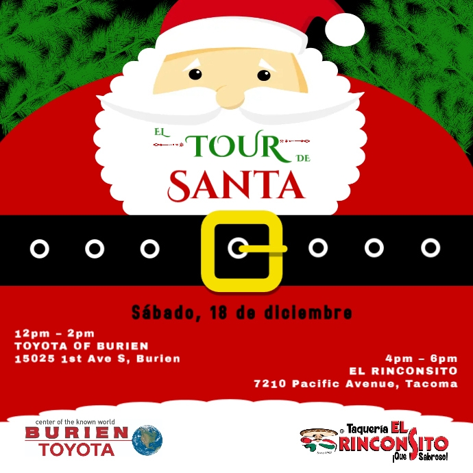 Copy of Copy of Copy of SANTA TOUR BKD 2021-3 | PosterMyWall