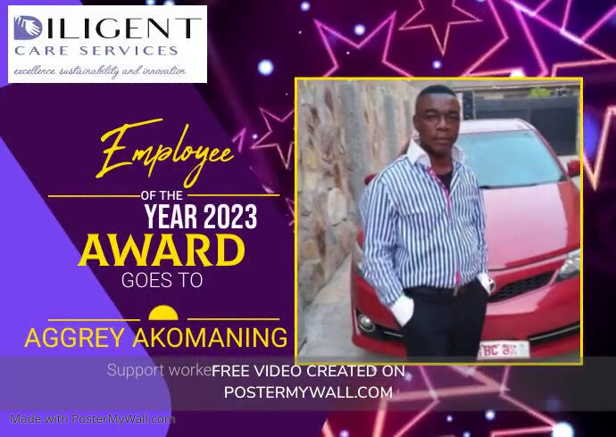 Employee Award Banner Template | PosterMyWall