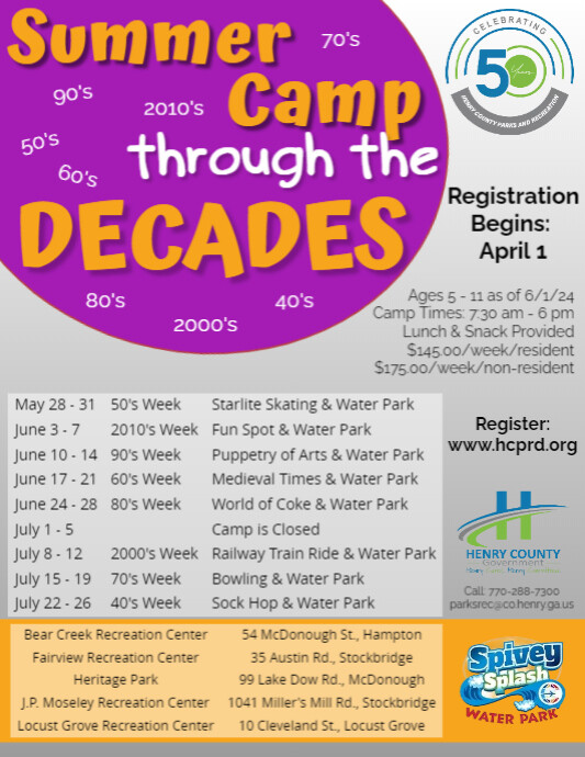 Summer Day Camp 2025 PosterMyWall