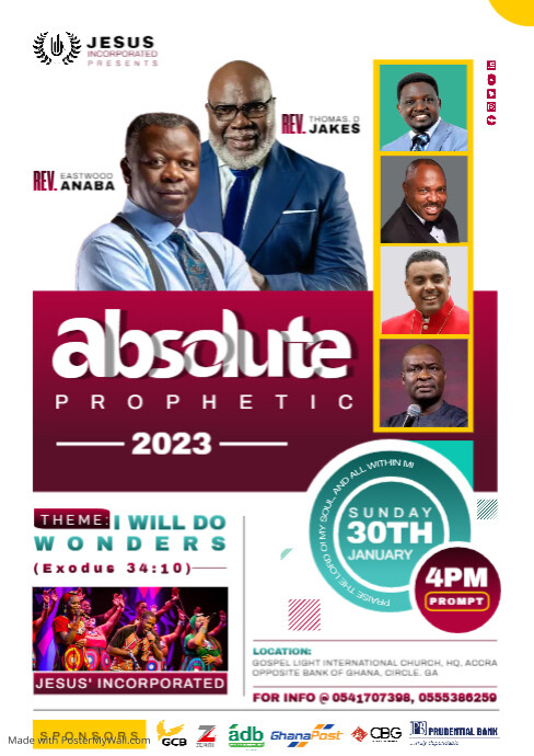 Prophetic Church Flyer Template