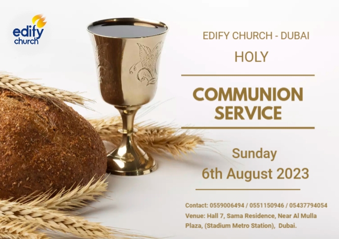 holy communion service (1) A3 template