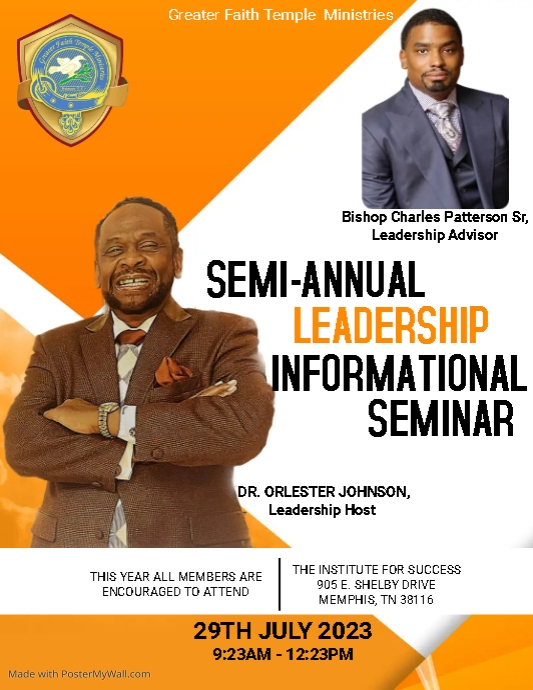 Copy of Leadership Summit | PosterMyWall
