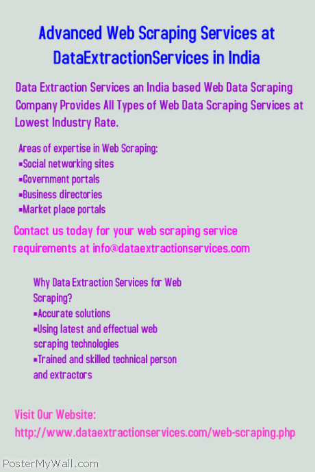 Copy of Web Data Extraction Company in India | PosterMyWall