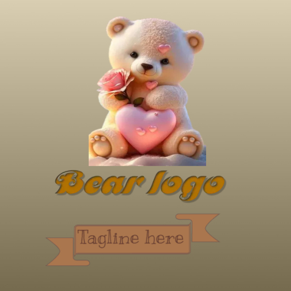Copy of bear logo, bear logo beautiful design | PosterMyWall