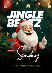 Secret Santa Party Poster Template (1) A4