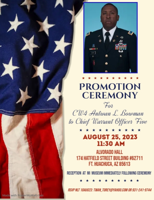 CW5 Promotion Invite | PosterMyWall