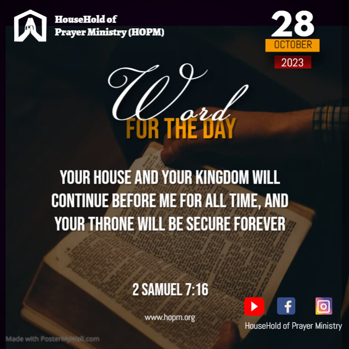 Daily devotions | PosterMyWall
