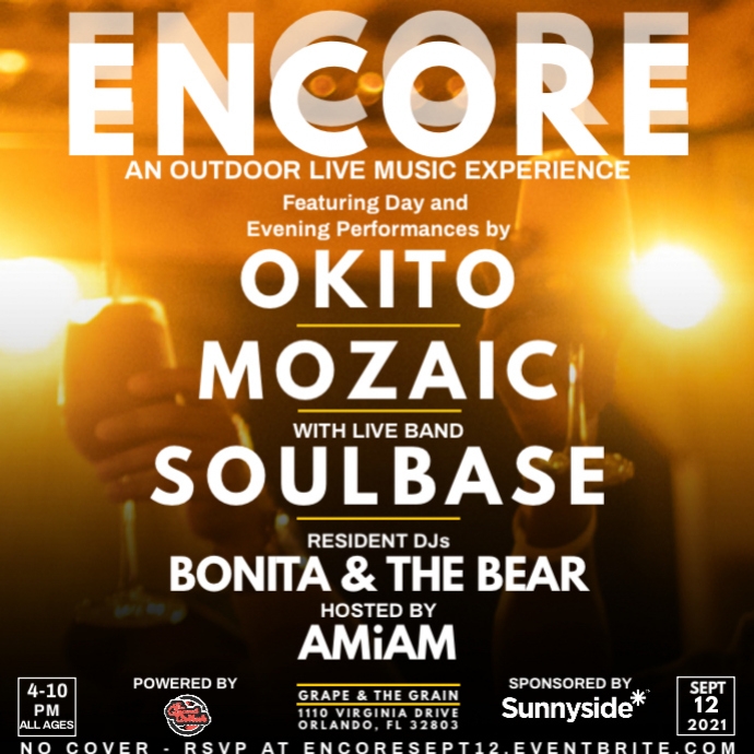Copy of ENCORE SEPT 12TH 2021 IG V1.1 | PosterMyWall