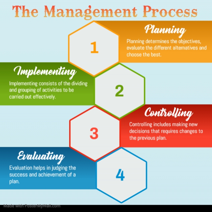 The Management Process | PosterMyWall