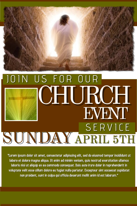 CHURCH EVENT Template | PosterMyWall