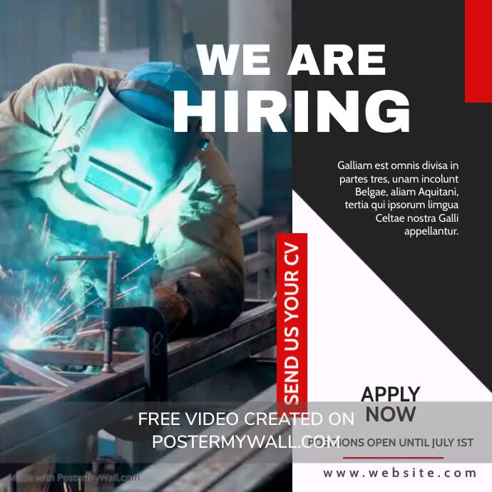 hiring instagram post modern video advertisem