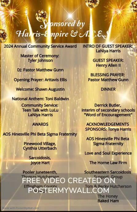 awards night video ads flyer | PosterMyWall