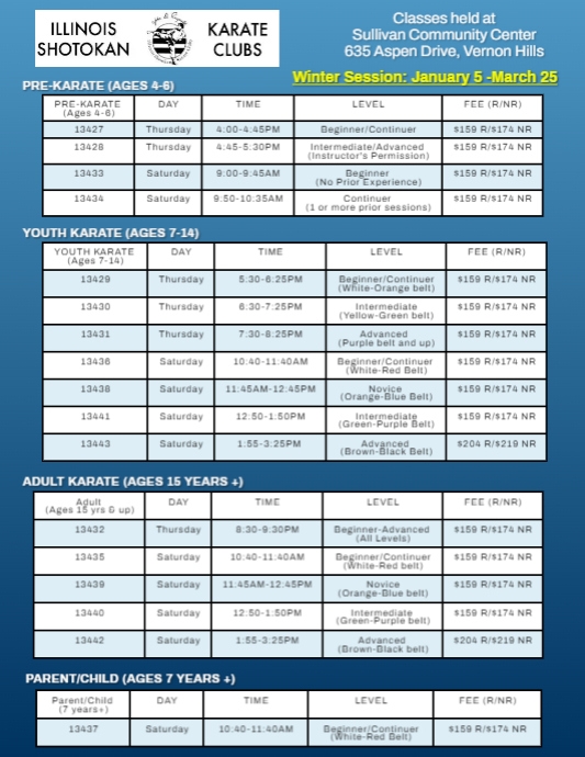Karate Program Sample Copy of Karate Training Poster Template | PosterMyWall