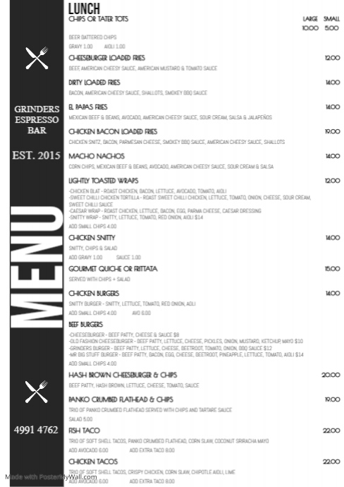 LUNCH 1 | PosterMyWall