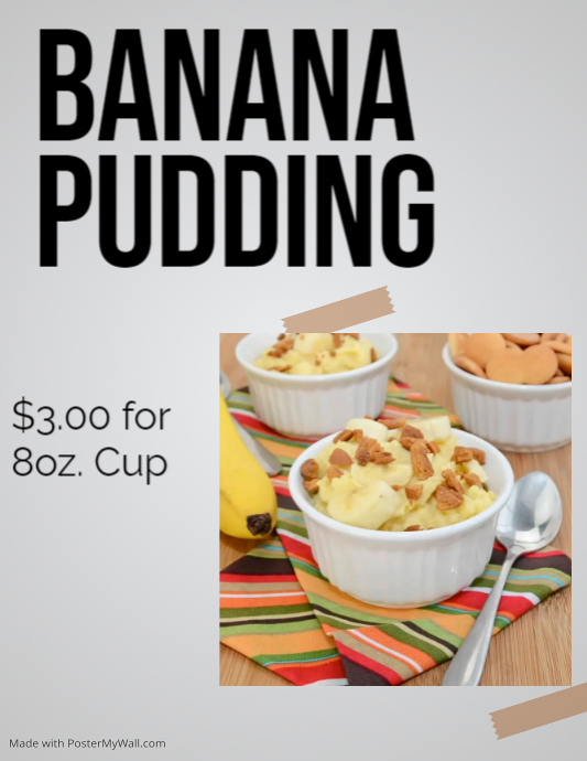 Chocolate Pudding Day Flyer Template | PosterMyWall