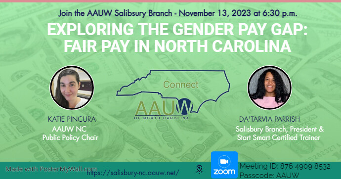 Seminar for Black women equal pay day Facebook Shared Image template