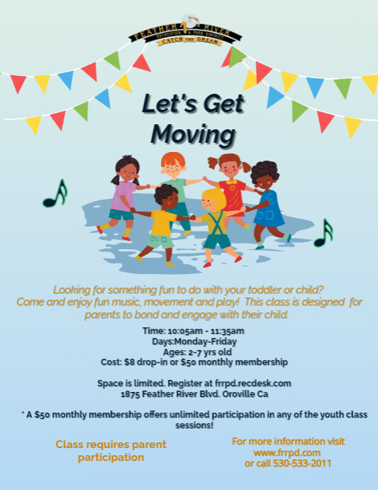 Copy of Let's Get Moving Class October | PosterMyWall