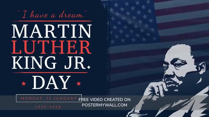 Martin Luther King Jr. Day Twitter Post | PosterMyWall