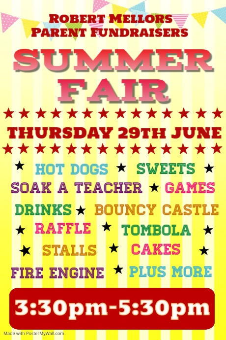Summer Fayre Poster PosterMyWall summer-fayre-poster-postermywall