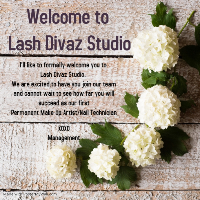 Copy of welcome | PosterMyWall