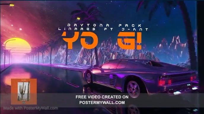 Copy of Copy of Copy of Retro Car 80's CD Album Cover Video Template ...