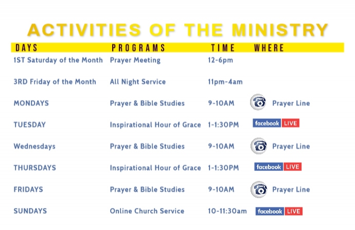 Copy of Copy of Copy of Church programs | PosterMyWall