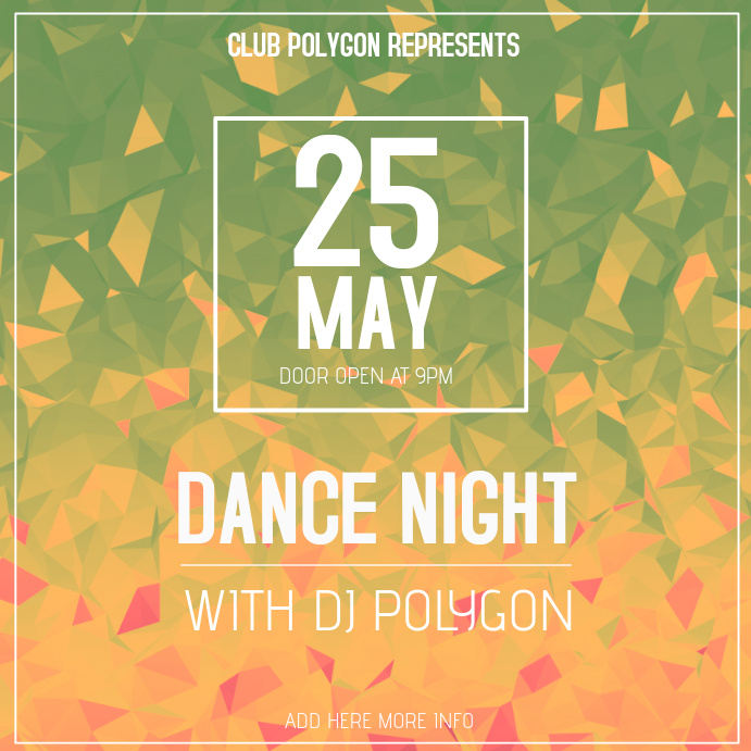 Dance Event Instagram Post Template | PosterMyWall
