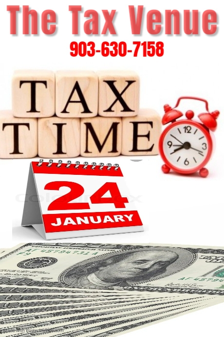 TAXES Poster template