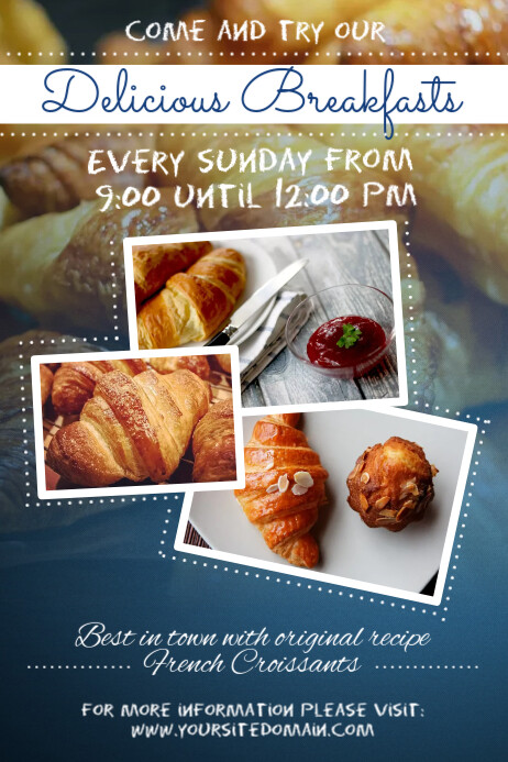 Breakfast Poster Template | PosterMyWall