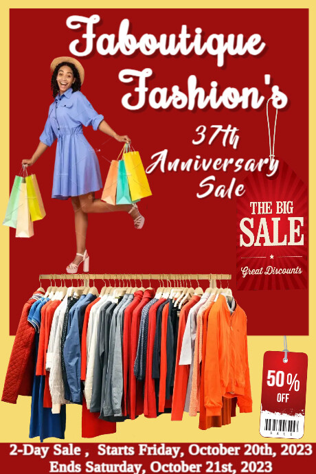 Fashion (1) Poster template