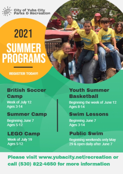 2021 Summer Programs | PosterMyWall