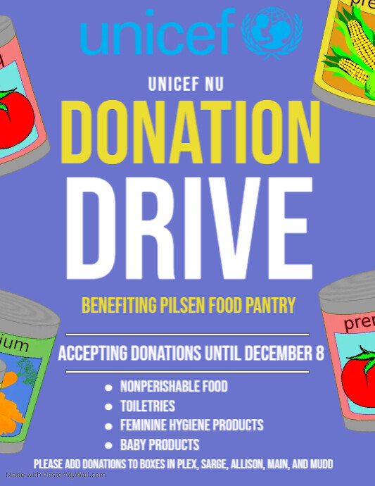 Can food drive PosterMyWall