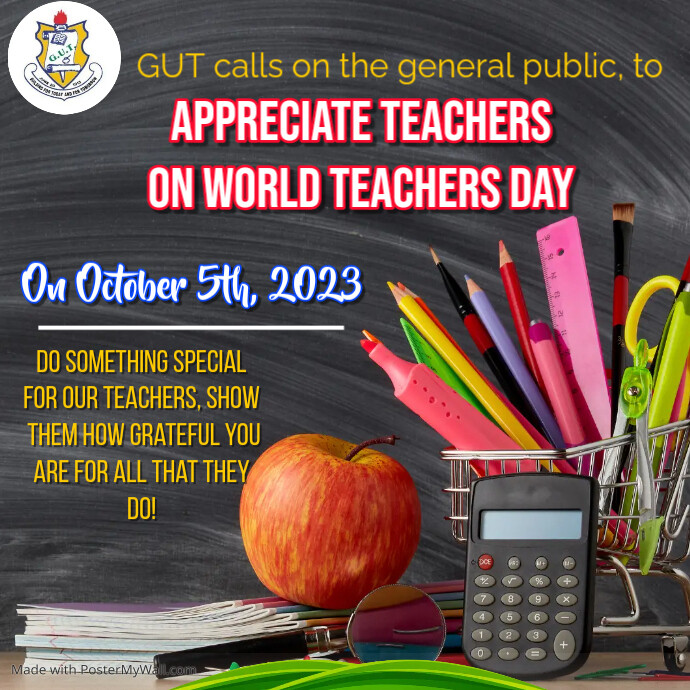 Happy teachers day, teachers appreciation day PosterMyWall