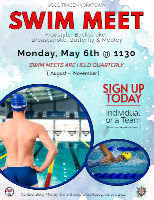 Swim Meet PosterMyWall