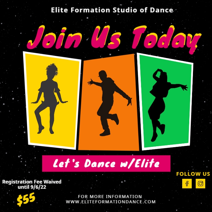 Colorful Online Tap Dance Classes Instagram P PosterMyWall