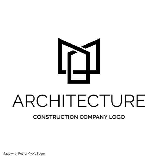black and white architecture icon logo templa