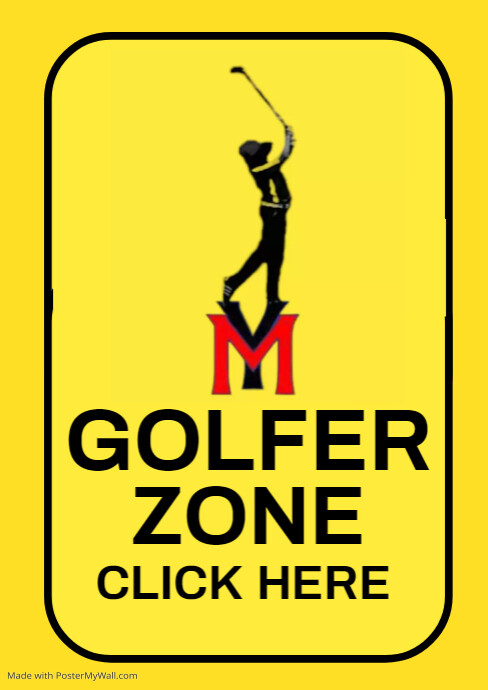 GOLFER ZONE SIGNS | PosterMyWall