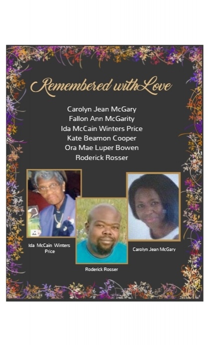 Remembered with Love JAN19 8.5 X14 | PosterMyWall