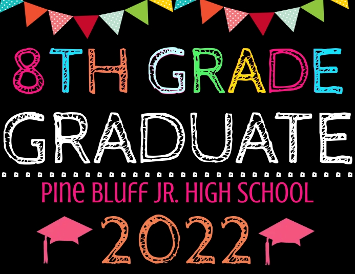8TH GRADE GRADUATE CERTIFICATE Template | PosterMyWall