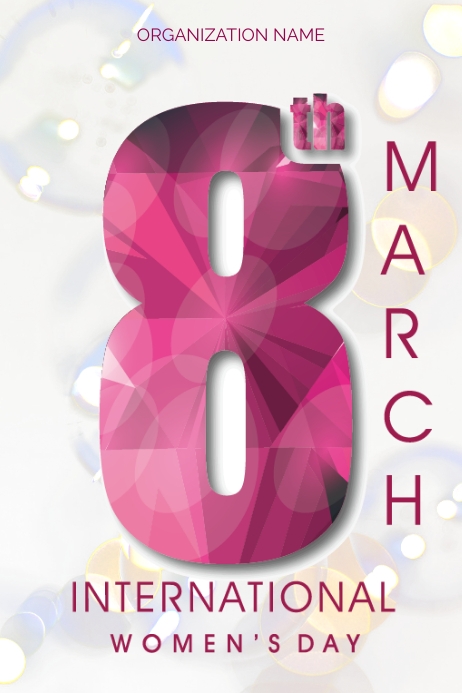 8th March 2022 Poster template