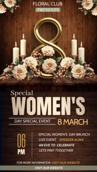 8th March Instagram-verhaal template