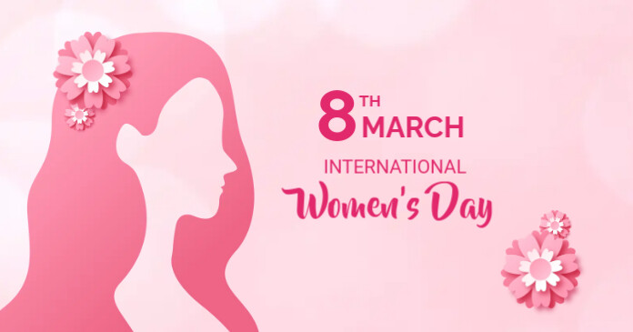 8th March Women's Day Obraz udostępniany na Facebooku template