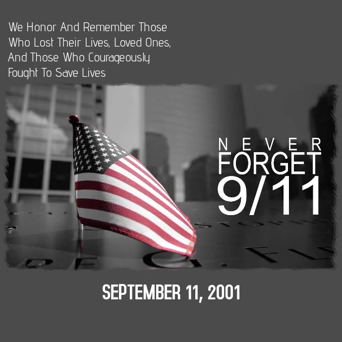 9/11 Template | PosterMyWall