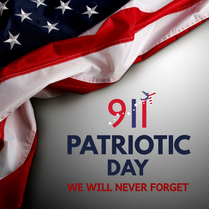 9/11 patriotic day instagram post. Template | PosterMyWall