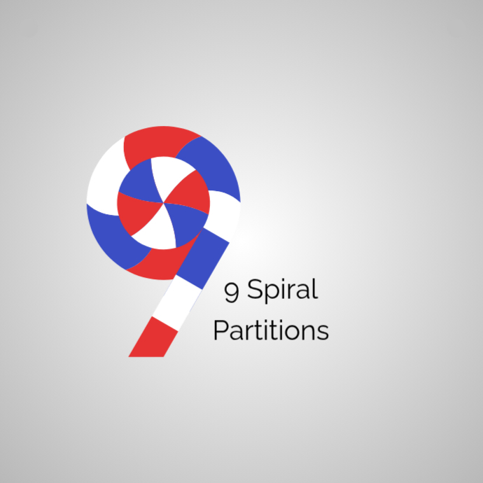 9 Spiral Partitions Template | PosterMyWall