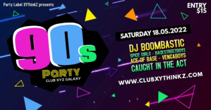 90's Party Oldschool Retro Event 90er Anuncio de Facebook template