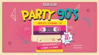 90's Party Display template