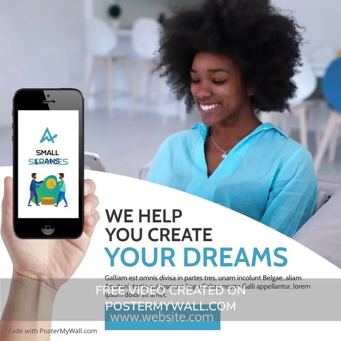 small loans services video advertising instag