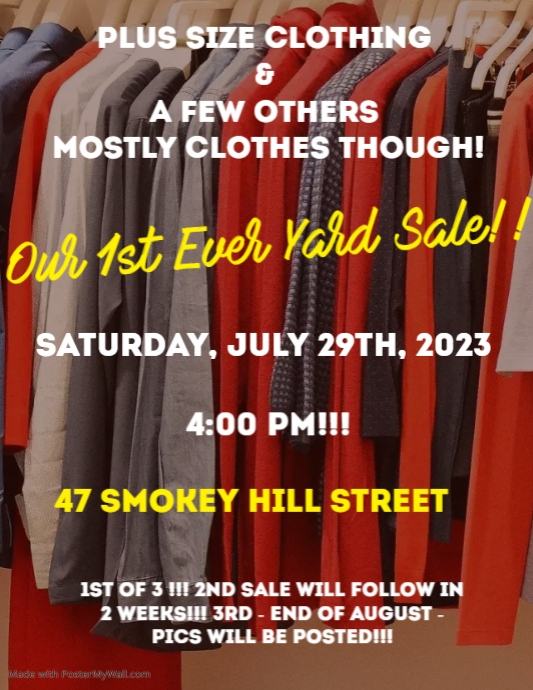 Instagram post garage sale yard sale retail PosterMyWall